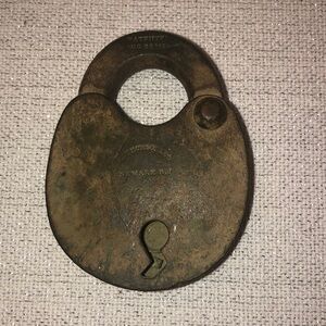 Vintage Brass Lock